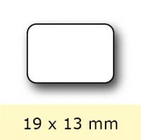 Etiketten op rol, 19 x 13 mm