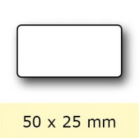 Etiket op rol, 50 x 25 mm