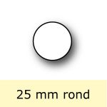 Etiket-Rol-Rond25mm